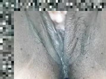 Babe masturbation, so closeup and cream pussy