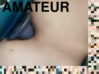 masturbation, amatör, anal, hemmagjord, fingerknull, dildo, ensam, close-up