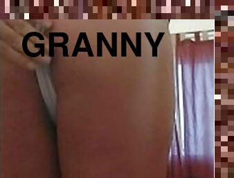 Pink turtleneck sissy sub in granny pantie