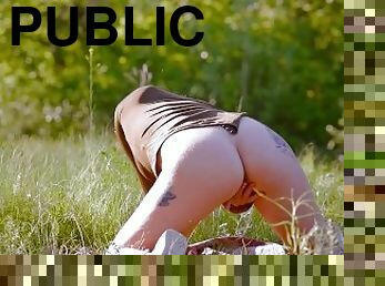 PUBLIC MASTURBATION FROM BEAUTY FROM RUSSIA