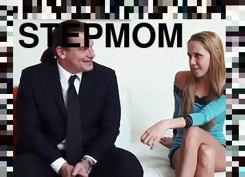 Teen and stepmom suck
