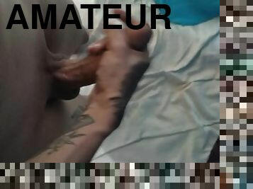 Teen cock with tattoos masturbate big dick ????