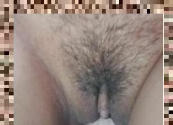 BIG 10in Fucking my hairy pussy