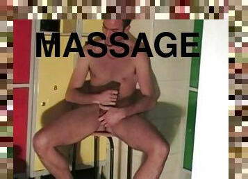 masturbation, sport, cumshot, gigantisk-kuk, gay, avrunkning, massage, ensam, muskulös, tatuering