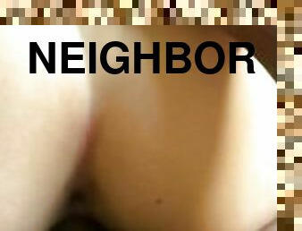 POV Fucking the ass of my blond neighbor bitch