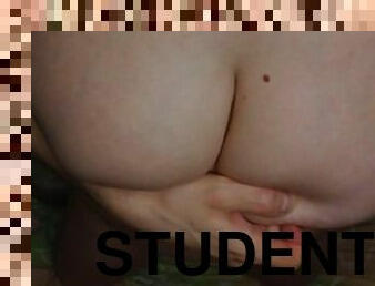 Got behind and brought a student with big breasts to orgasm - LuxuryOrgasm
