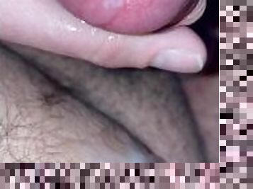 Playing with my thick hard cock till i explode  ???? a big load of cum