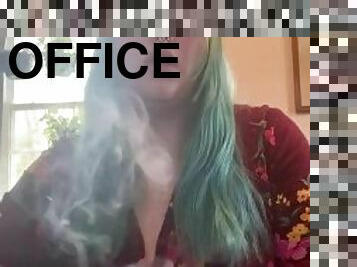 Smoking in my home office