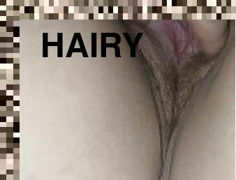 hårete, orgasme, pussy, squirt, milf, bbw, fingret, våt