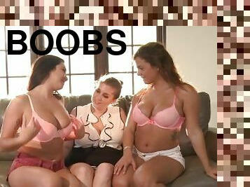 Three Sexy Girls With Big Boobs Have Fun With Each Other