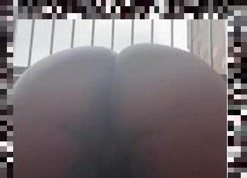 Fat Pussy Pissing on Balcony