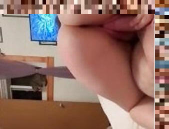 Asian pussy gripping white cock pov