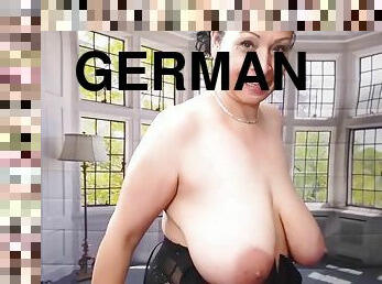 German mature milf big tits make Amateur POV Sex in swinger club