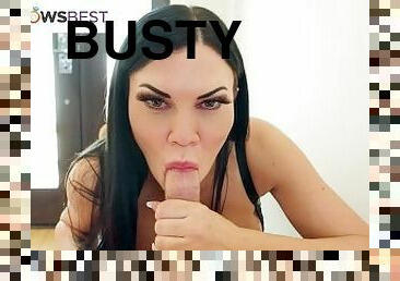 MommyBlowsBest - Busty British Babe Gets A Good Titty Fuck- Jasmine Jae