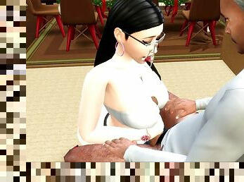 Mi abuelo se folla a mi maestra a mis espaldas  The Sims 4