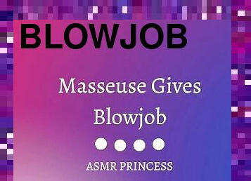 Masseuse Gives Blowjob Audio ASMR