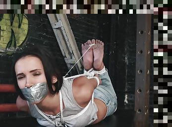 Russian Gril Hogtie 68