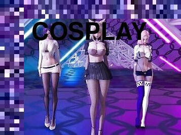 [MMD] Twice - Breakthrough Ahri Kaisa Seraphine League of Legends KDA Sexy Kpop Dance 4K 60FPS