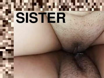 Sharing my Wet Pussy against my Step-sisters' Pussy