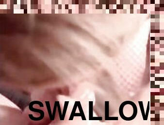 Sloppy suck job with swallow ????