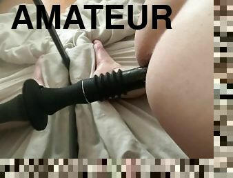 amatör, anal, gay, hemmagjord, dildo, ensam