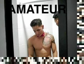 Stripper in the shower Cum Show for Exotic Guys