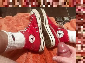 Piss Play with Converse Sneakers and Fleshlight