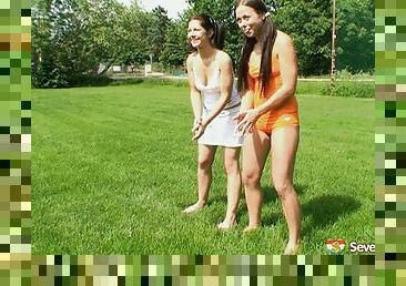 A fun, afternoon picnic turns into a wild group sex party
