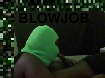 Robber gives the best blow job while I play the game