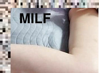 Hubby fucks me with huge dildo. And I cum hard