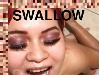 Swallow cum