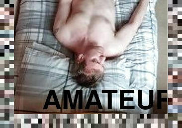 masturbation, amateur, énorme-bite, jouet, pute, solo, blanc, bite