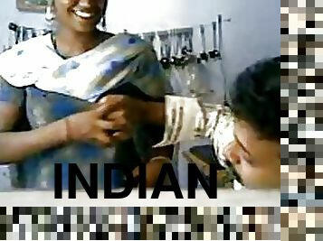 Sexy Indian MILF Gets Her Big Boobs Sucked in a Homemade Porn Clip