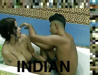 Indian Beautiful Hot Aunty Bath And Hot Sex In Water!! Best Desi Aunty Sex