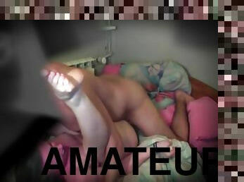 amateur, ados, cam, espion, voyeur, sur-le-visage, ejaculation, fétiche, brunette, caché