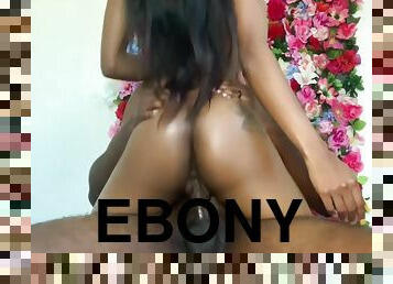 Ebony Thot Rides Neighbors Dick 5 Min
