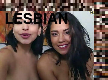 Latina Lesbian makes her friend Cheat on her BF