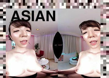 Asian naughty wench VR aphrodisiac porn clip