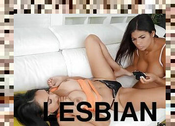 Katrina Moreno and Sheila Ortega latina babes lesbian sex