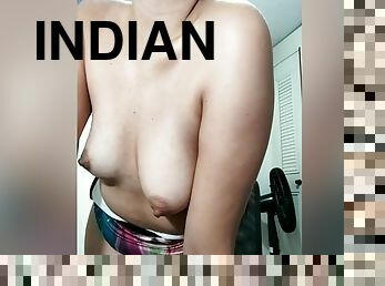 Indian Teen Girl Showing Boobs On Call. Bollywood Song Me Dance Kar Ke Boobs Dikhati Hui Desi Gf