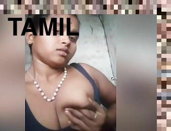 Horny Tamil Girl Shows Her Boobs And Masturbating Part 1