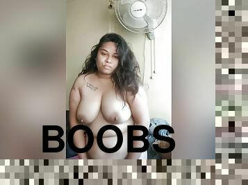 Desi Bbw Girl Shows Her Boobs