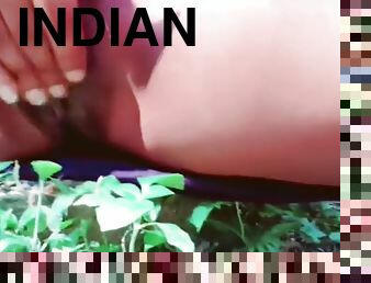 Indian Yong Girl Fingering And Squirting Outdoor -very Risky