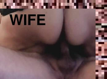 Close Up Bbw Wife Wet Pussy Ridding A Hard Dick