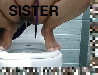Recorded Hidden Cam Horny Stepsister Masturbate In Morning Bath