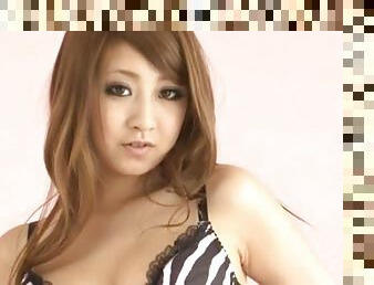Hitomi Kitagawa's pert tits get covered in creamy spunk