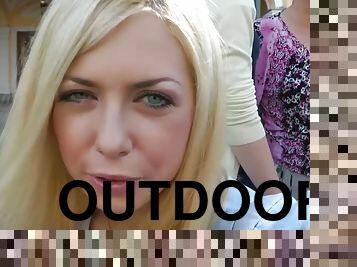 Isabella Clark In Crazy Outdoor Fuck With Hot Blondie