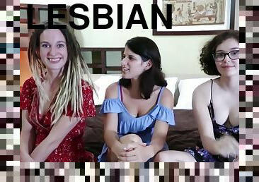 Three American Girls Make A Sexy Lesbian Sex Video
