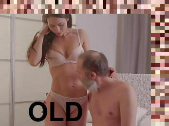 Hot girls love old cocks