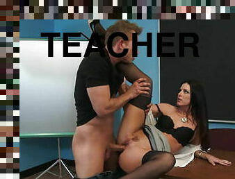 I fuck my teacher on her desk